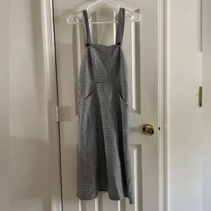 ModCloth Houndstooth Overall Dress